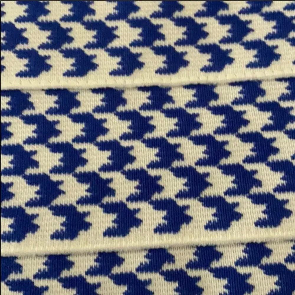 HYFVE Blue Houndstooth stretch Shorts